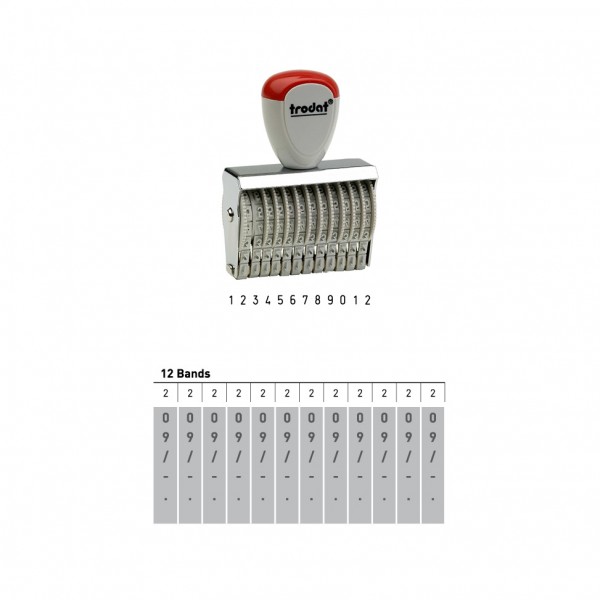 Classic Numberer Stamp 15312, 3mm, 12 Bands